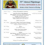 93rd Annual Pilgrimage Sunday, September 29, 2024